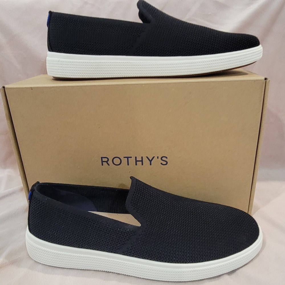 Rothy's Men's Navy Slip-On Loafers